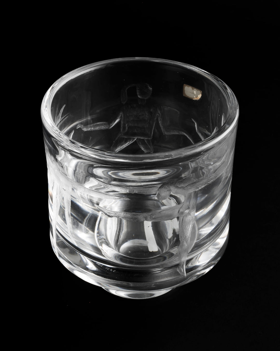 ENGRAVED VASE(CRYSTAL) H1184