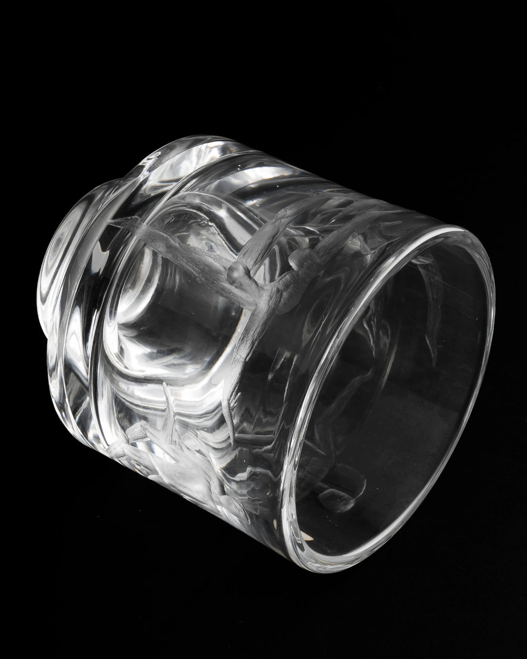 ENGRAVED VASE(CRYSTAL) H1184