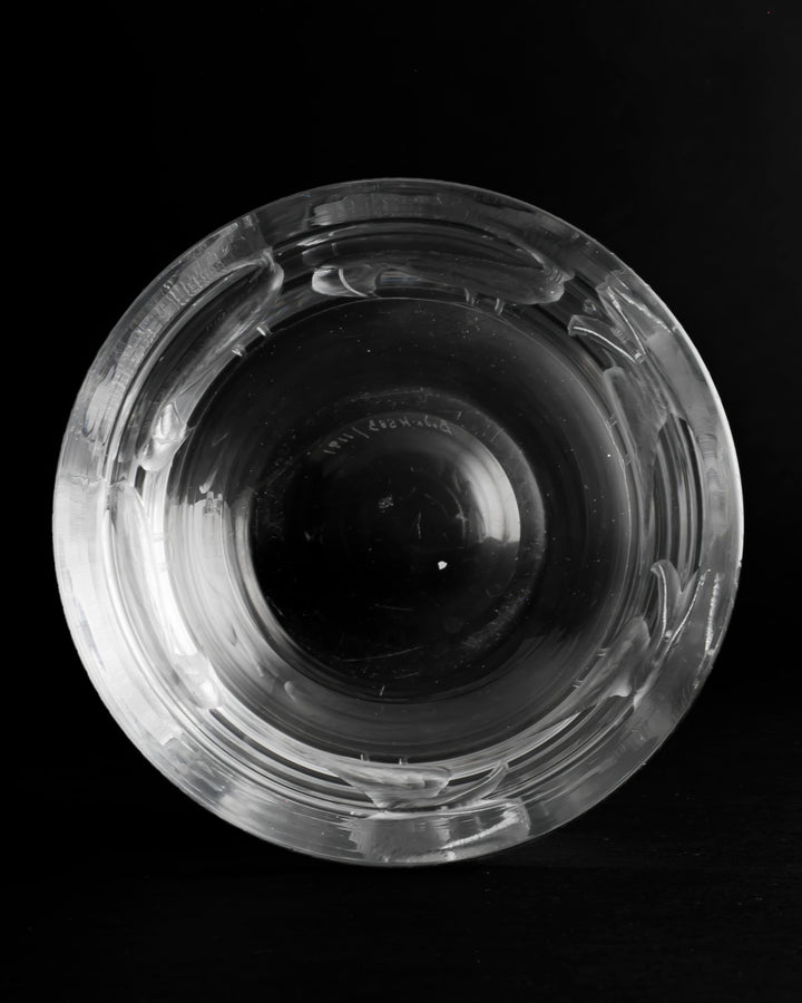 ENGRAVED BOWL(CRYSTAL) H553