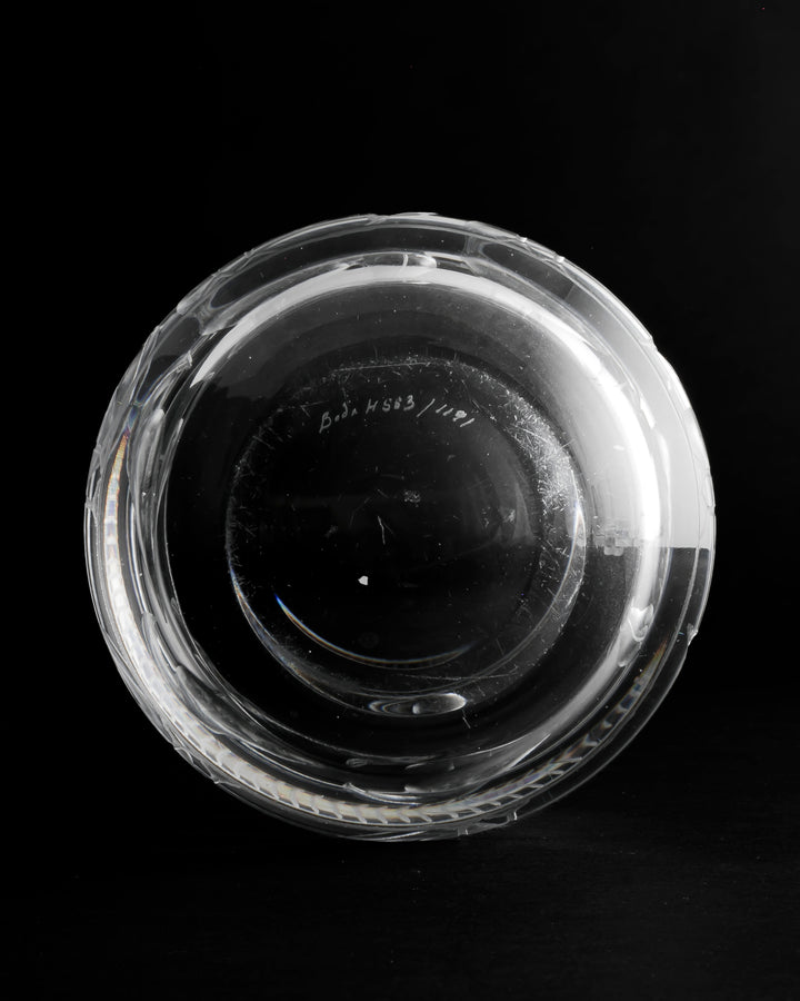 ENGRAVED BOWL(CRYSTAL) H553