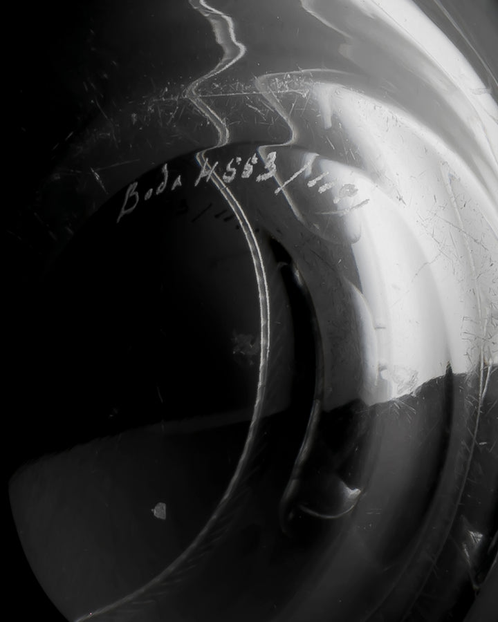 ENGRAVED BOWL(CRYSTAL) H553