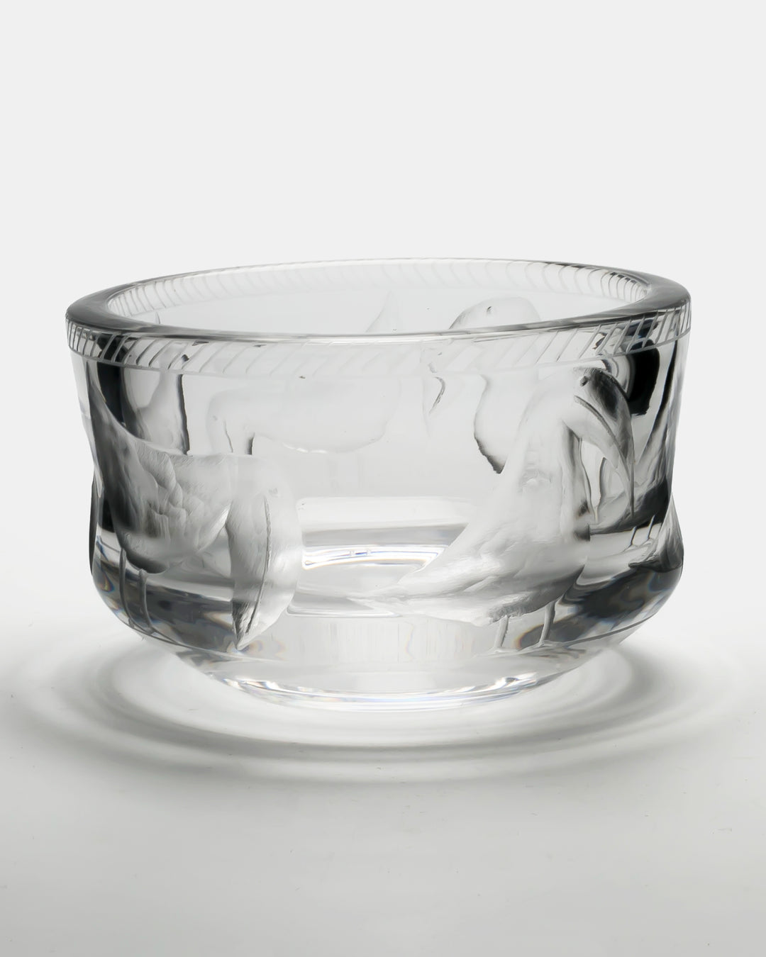 ENGRAVED BOWL(CRYSTAL) H553