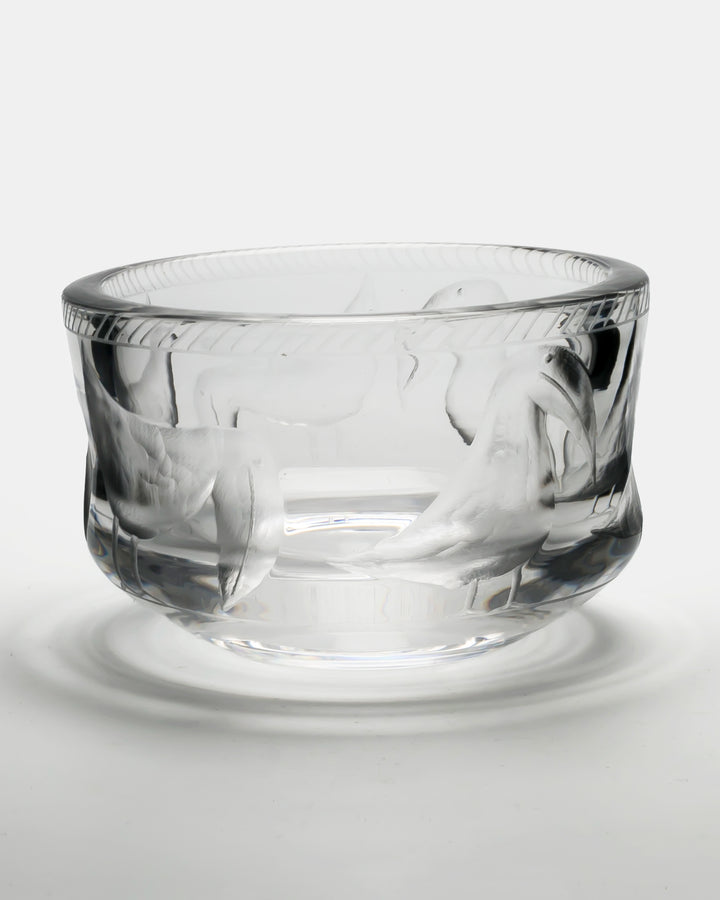 ENGRAVED BOWL(CRYSTAL) H553