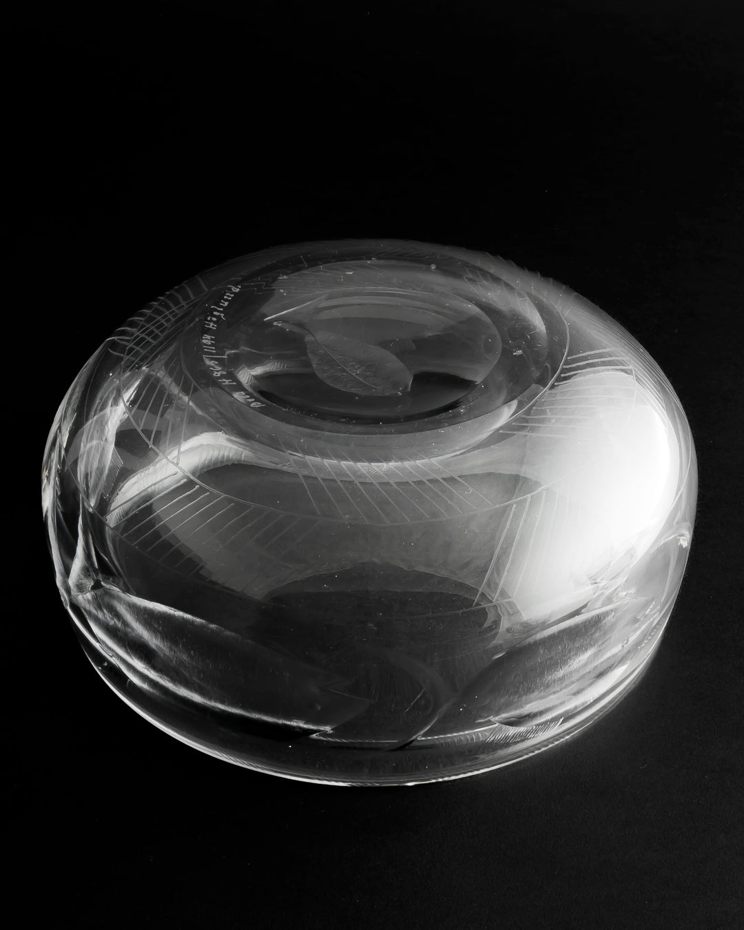 ENGRAVED BOWL(CRYSTAL) H865