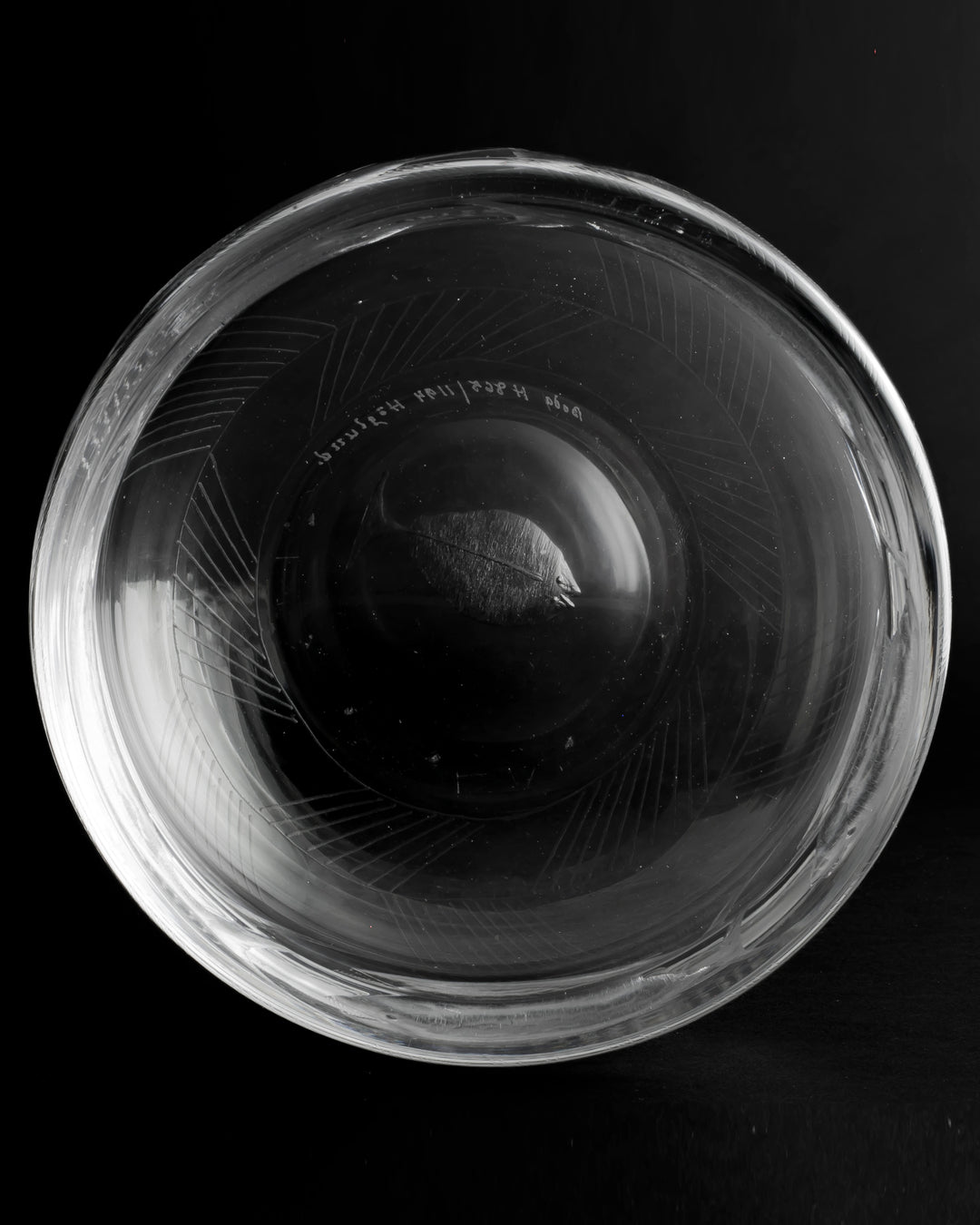 ENGRAVED BOWL(CRYSTAL) H865