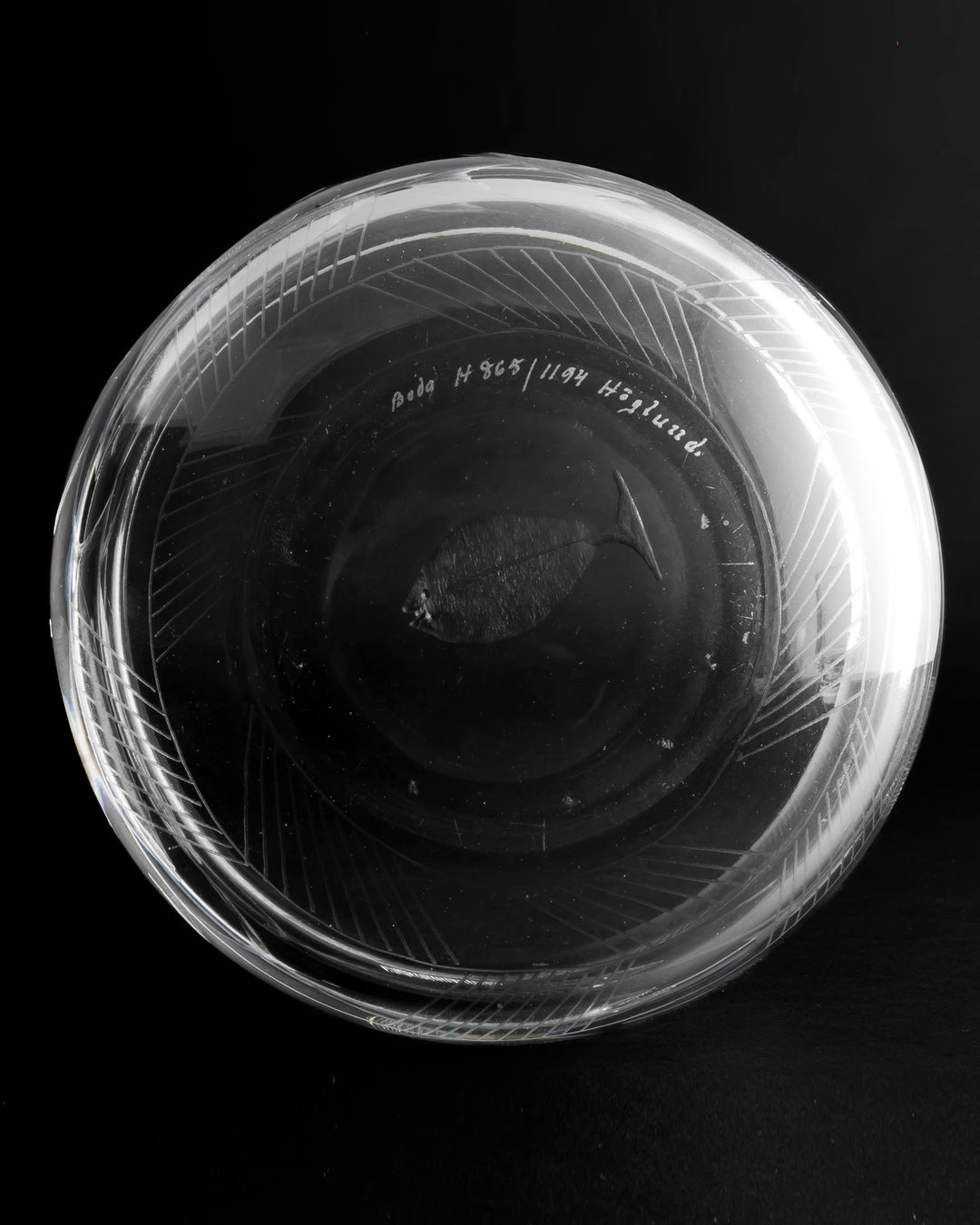ENGRAVED BOWL(CRYSTAL) H865