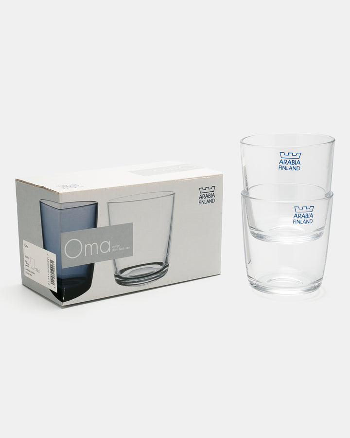 "Oma" TUMBLER(CLEAR)  2pcs SET