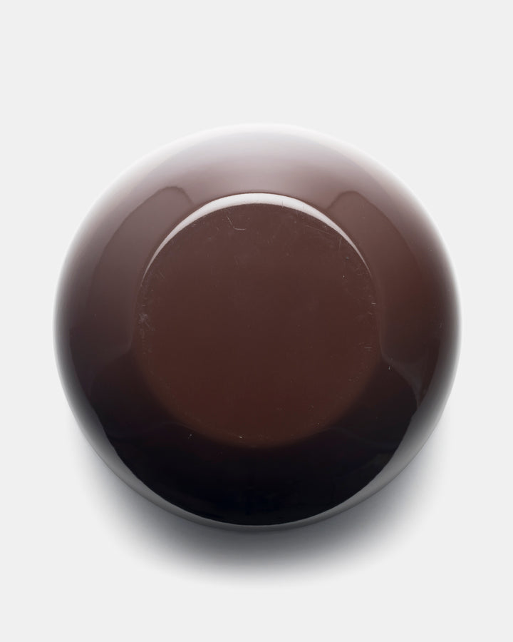 ENAMEL BOWL(BROWN/WHITE) 48/21