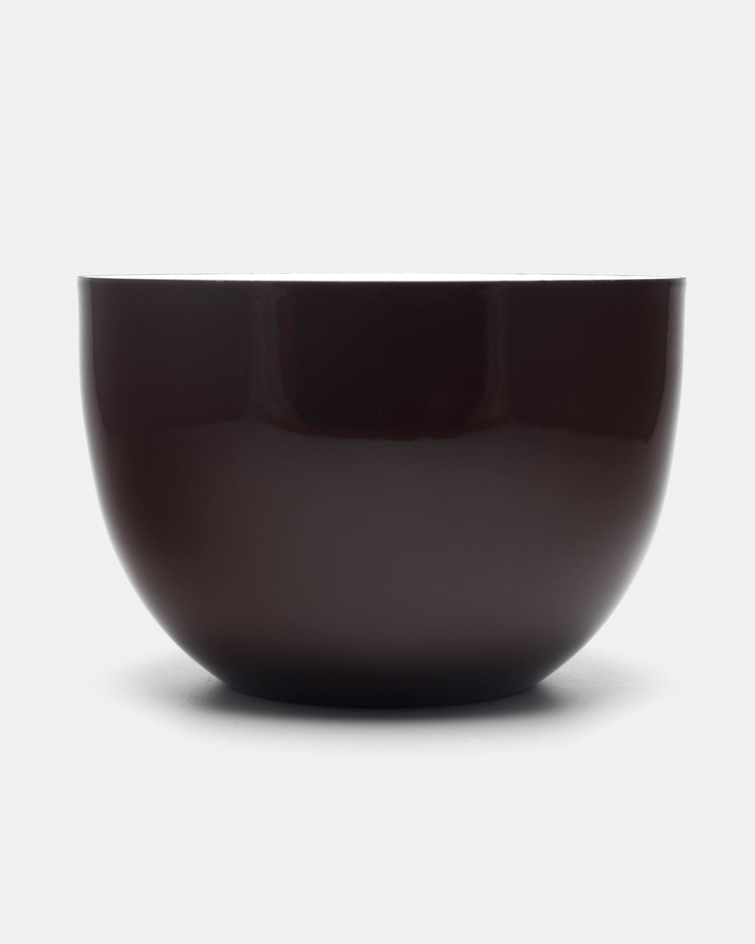 ENAMEL BOWL(BROWN/WHITE) 48/21