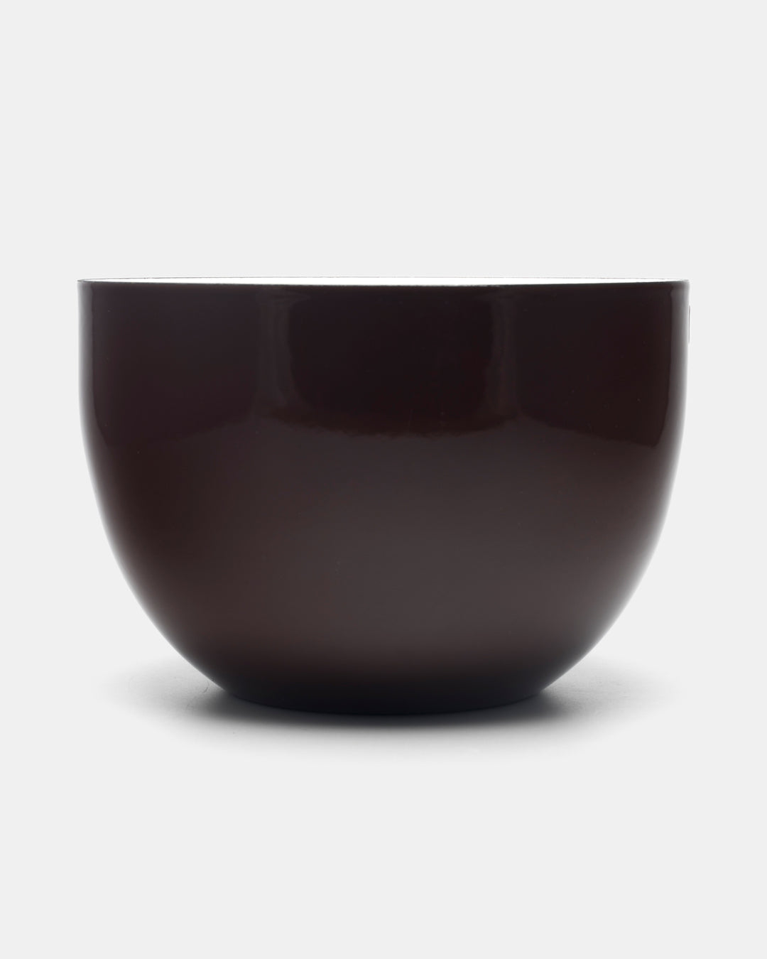 ENAMEL BOWL(BROWN/WHITE) 48/21