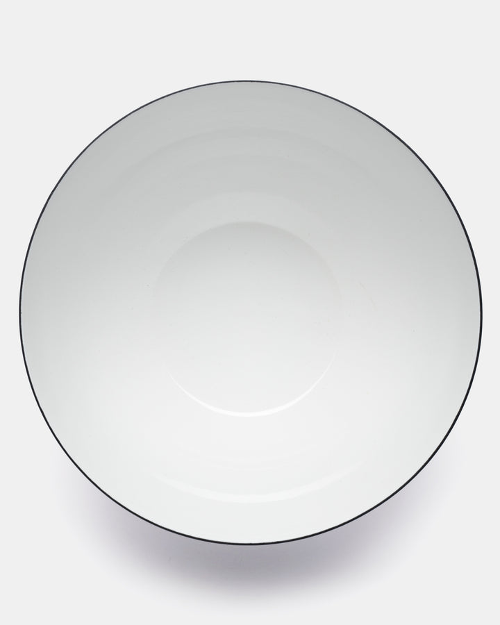 ENAMEL BOWL(BROWN/WHITE) 48/21