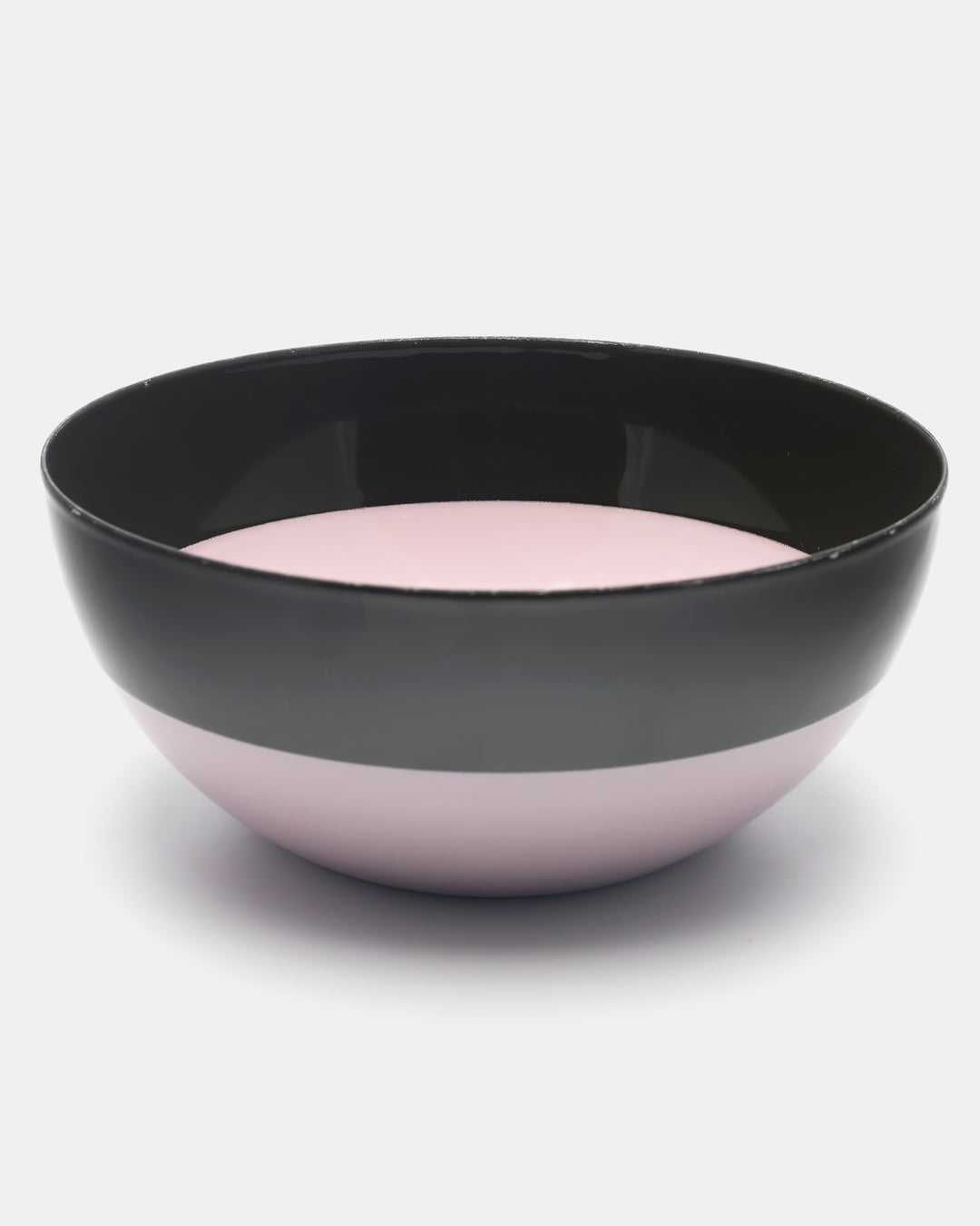 ENAMEL BOWL(PINK/DARK OLIVE) 46/16