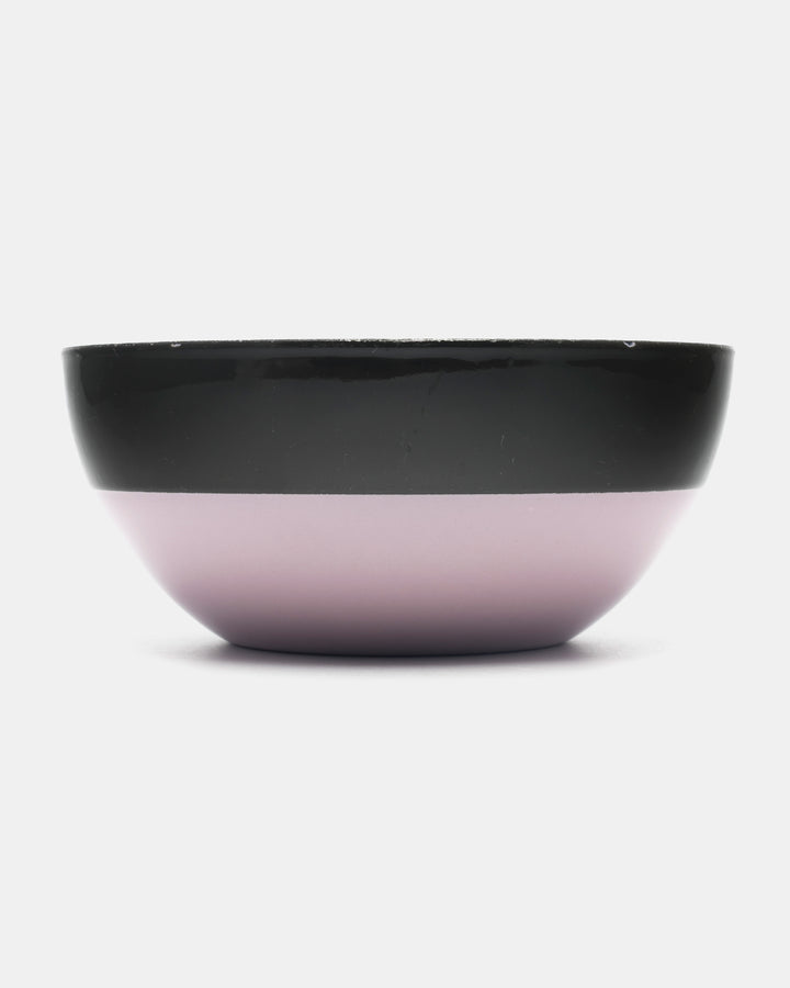 ENAMEL BOWL(PINK/DARK OLIVE) 46/16