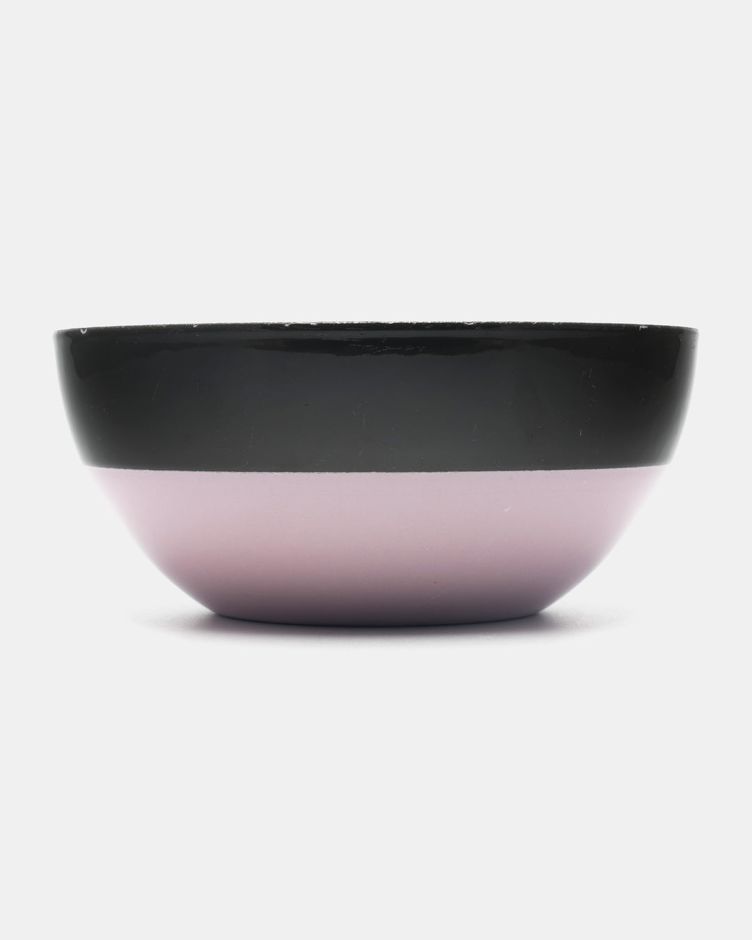 ENAMEL BOWL(PINK/DARK OLIVE) 46/16