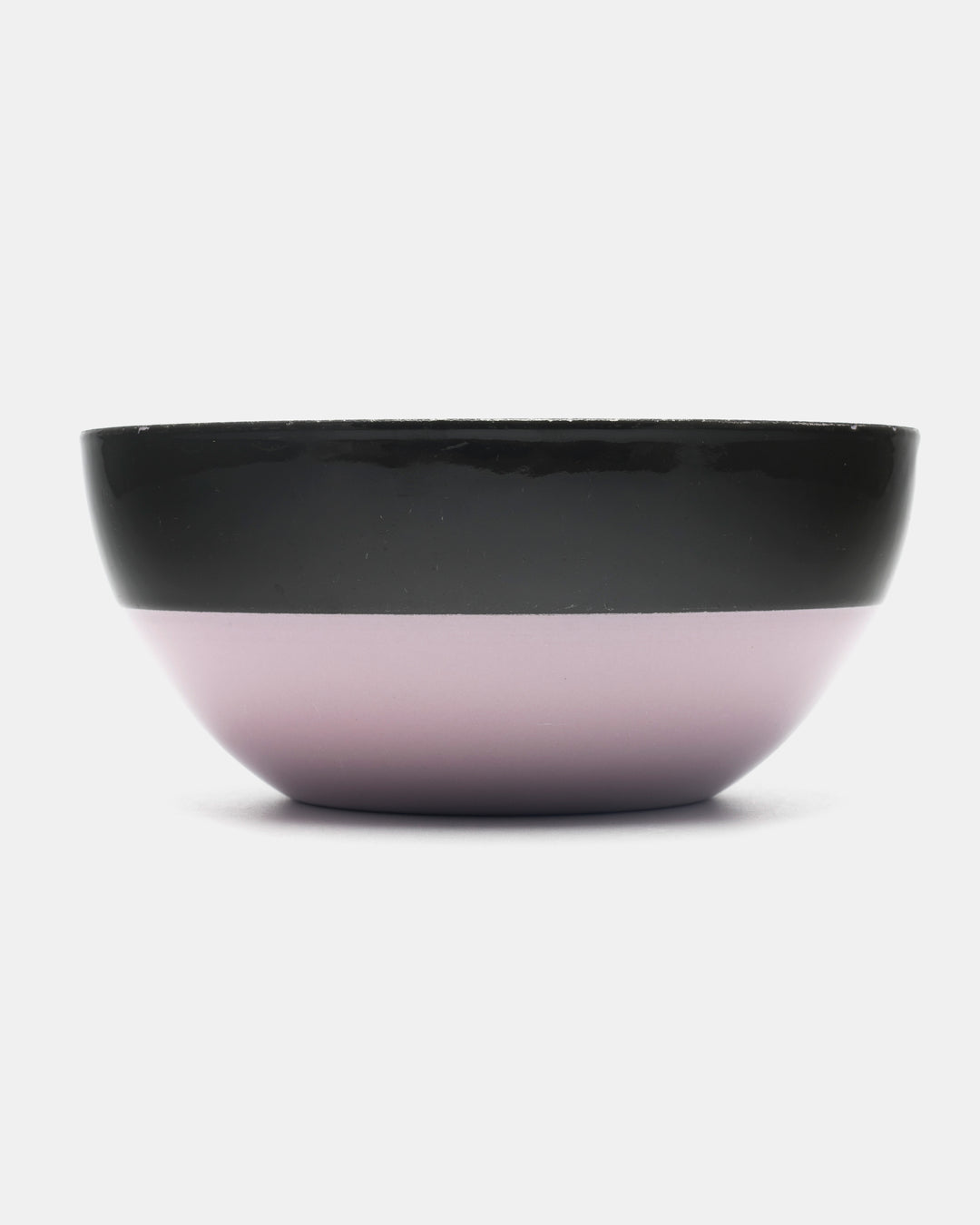 ENAMEL BOWL(PINK/DARK OLIVE) 46/16