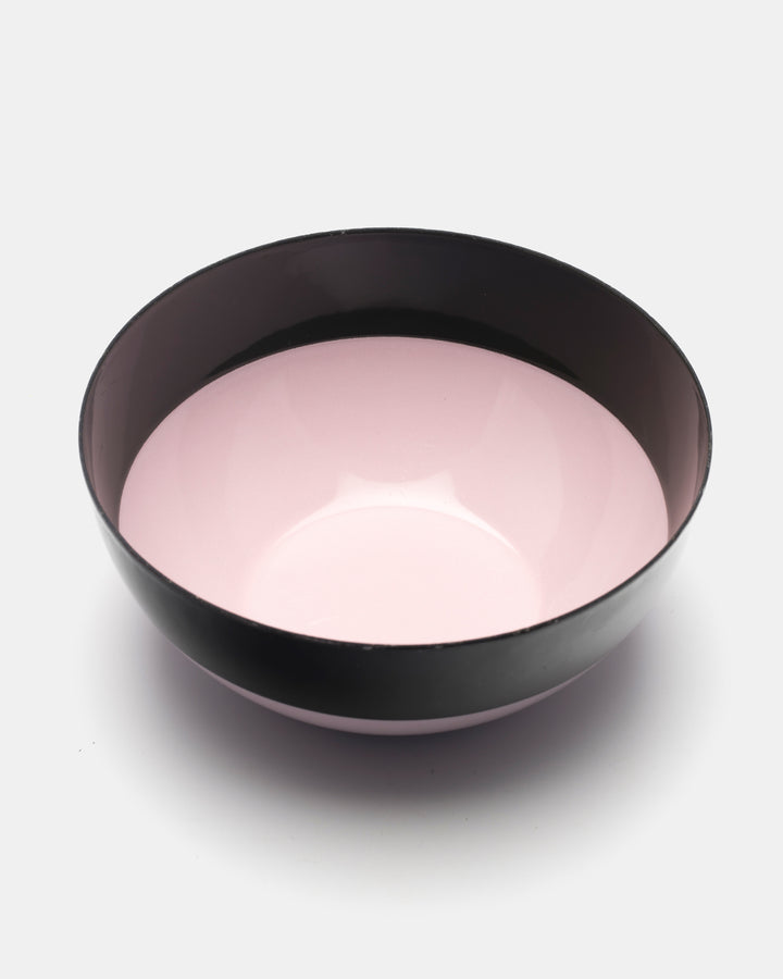 ENAMEL BOWL(PINK/DARK OLIVE) 46/16