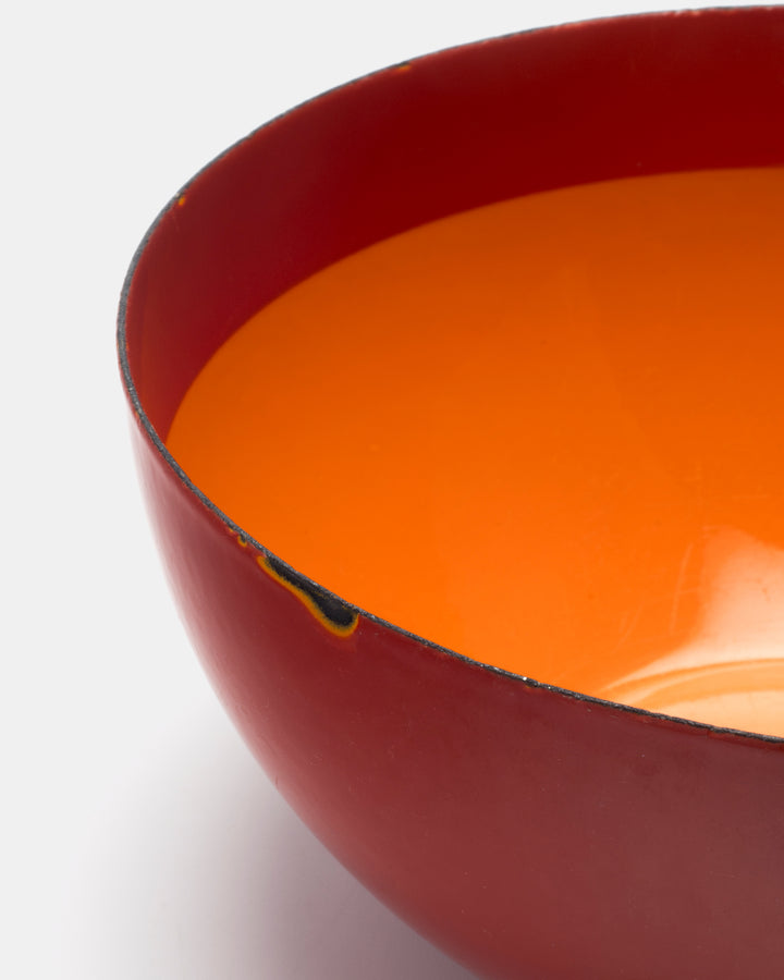 ENAMEL BOWL(RED/ORANGE) 46/16