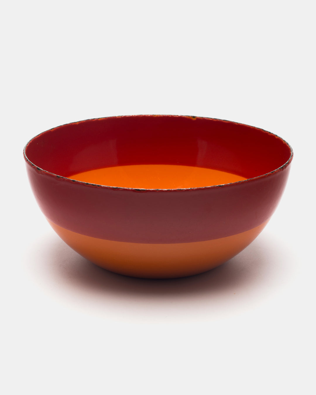 ENAMEL BOWL(ORANGE/RED) 46/14
