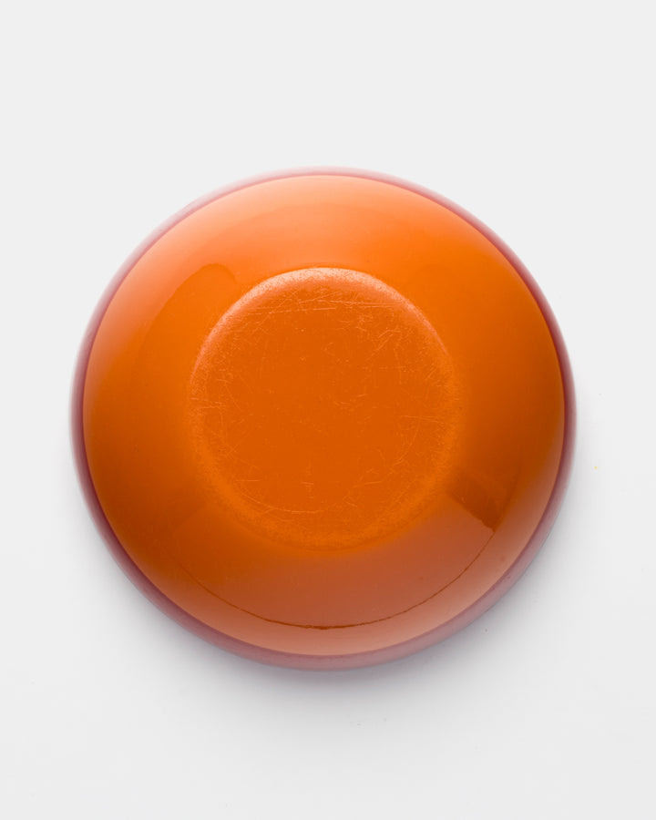 ENAMEL BOWL(ORANGE/RED) 46/14