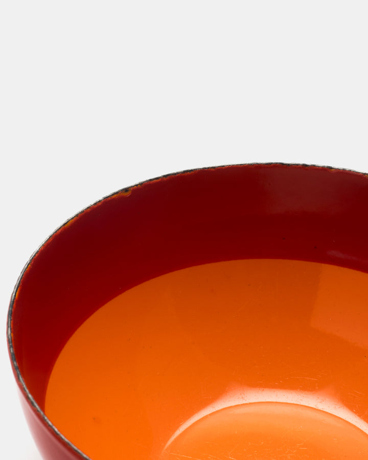 ENAMEL BOWL(ORANGE/RED) 46/14