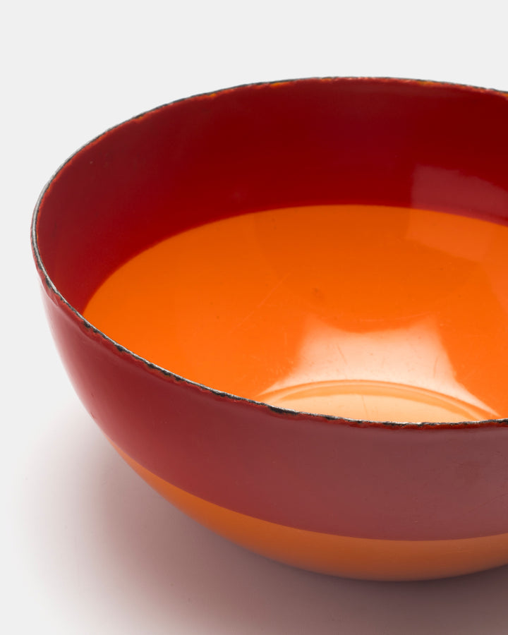 ENAMEL BOWL(ORANGE/RED) 46/14