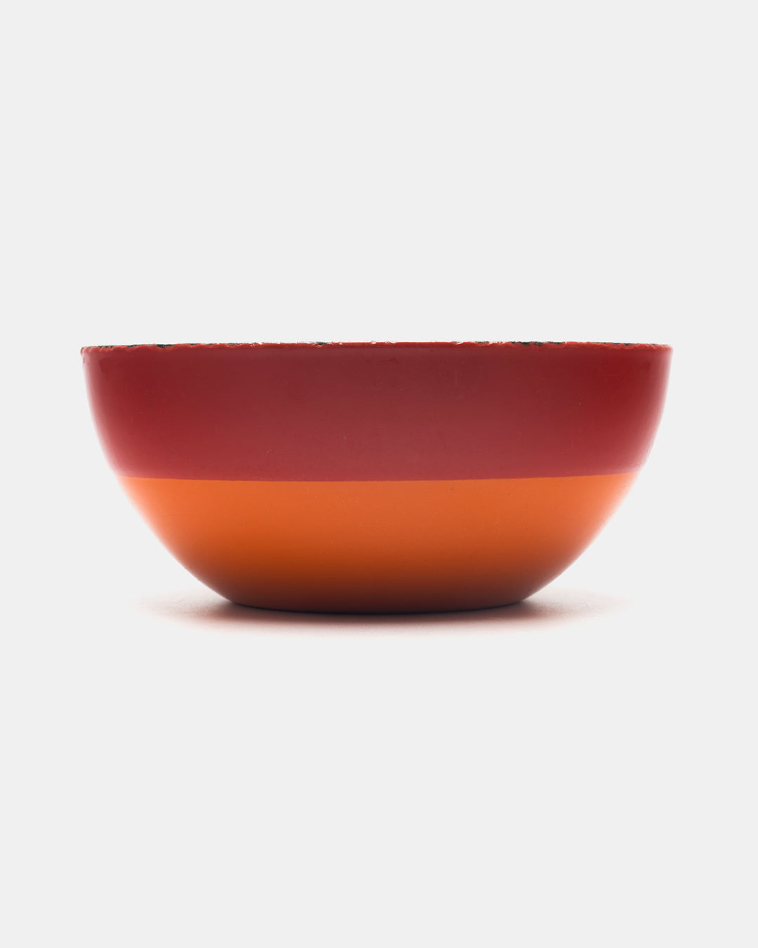 ENAMEL BOWL(ORANGE/RED) 46/14