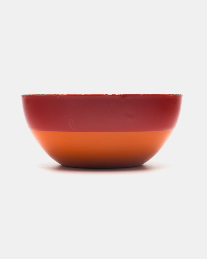 ENAMEL BOWL(ORANGE/RED) 46/14