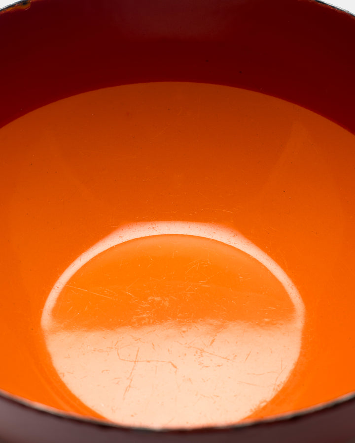 ENAMEL BOWL(ORANGE/RED) 46/14