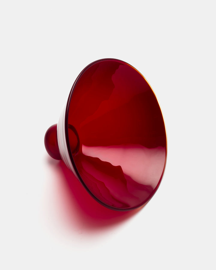 CANDLE HOLDER(RED) H