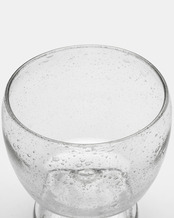"SARGASSO" STEMED BOWL(CLEAR) N523