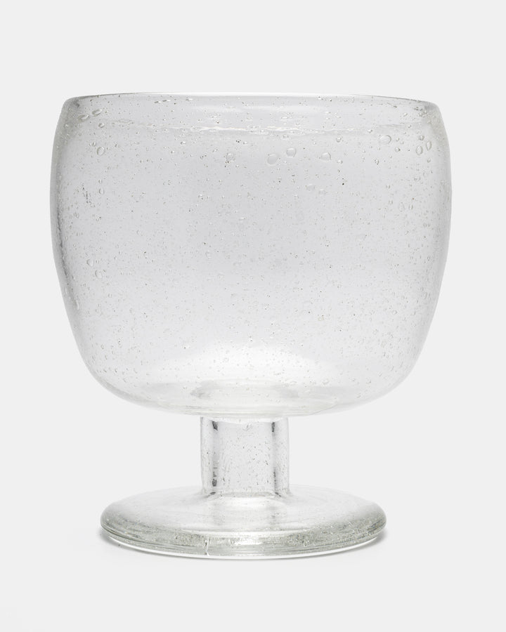 "SARGASSO" STEMED BOWL(CLEAR) N523
