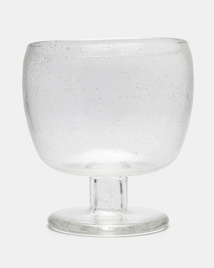 "SARGASSO" STEMED BOWL(CLEAR) N523