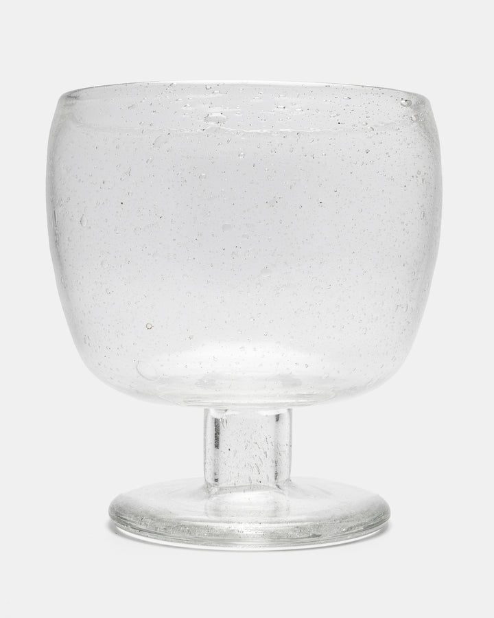 "SARGASSO" STEMED BOWL(CLEAR) N523