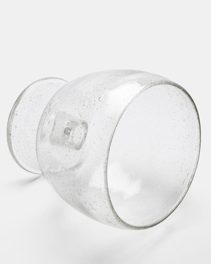 "SARGASSO" STEMED BOWL(CLEAR) N523