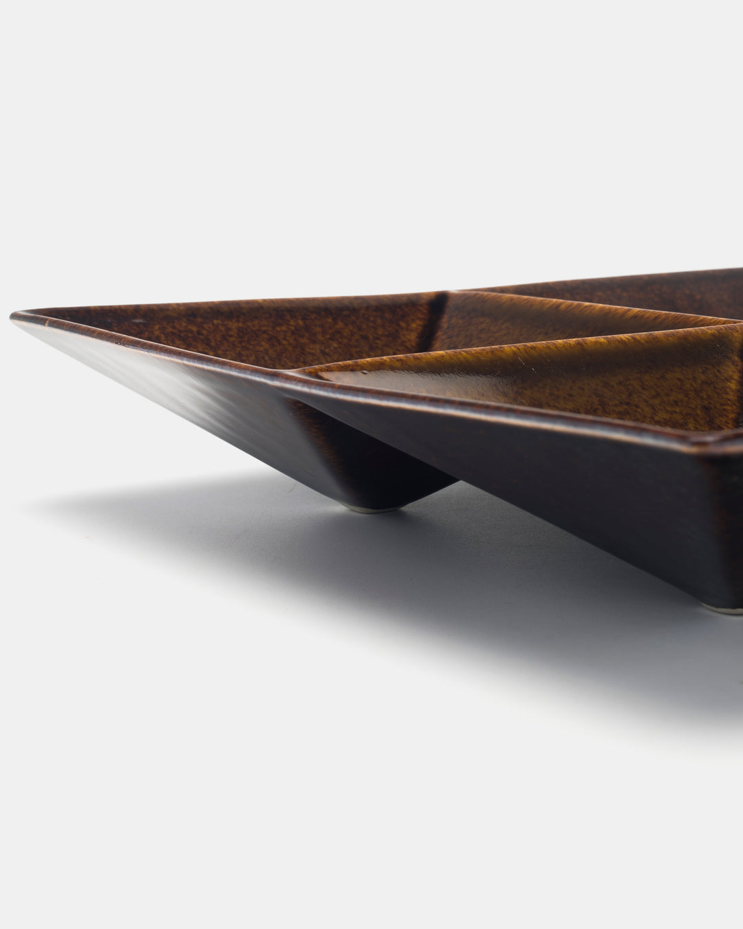 KF-1 HORS D'OEUVRE DISH(BROWN)