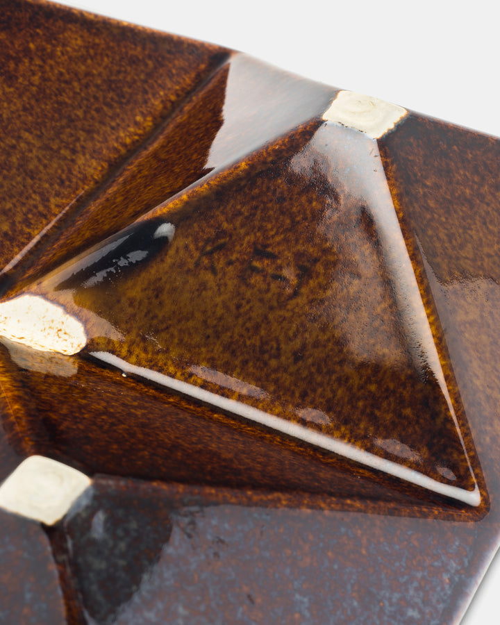 KF-1 HORS D'OEUVRE DISH(BROWN)