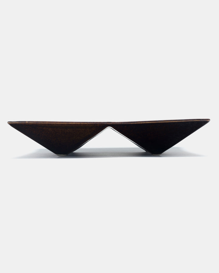 KF-1 HORS D'OEUVRE DISH(BROWN)