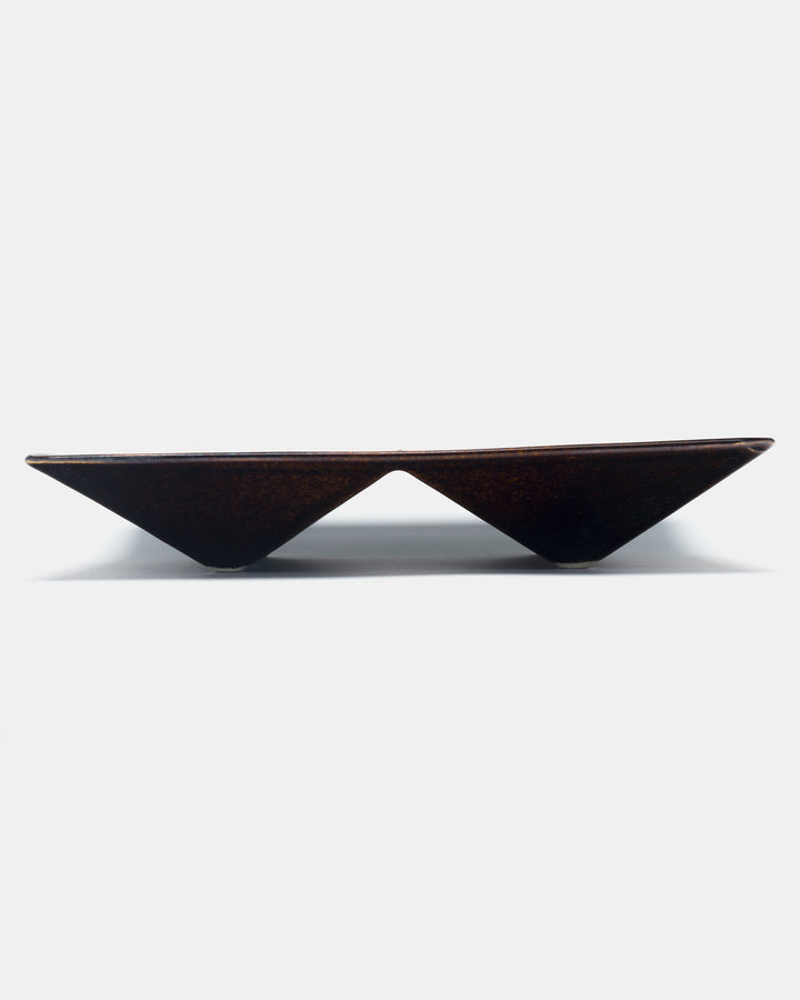 KF-1 HORS D'OEUVRE DISH(BROWN)