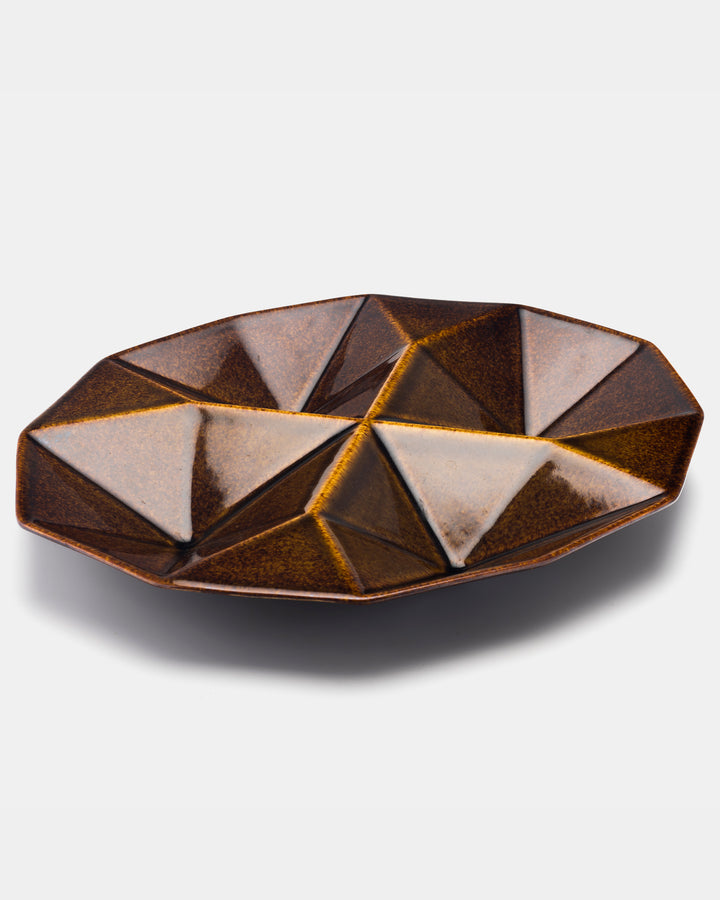 KF-2 HORS D'OEUVRE DISH(BROWN)