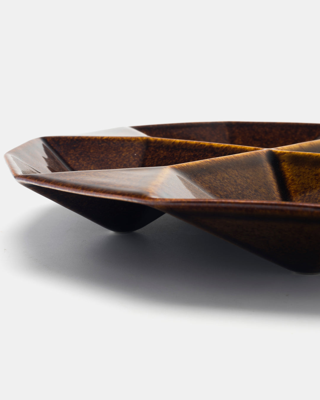 KF-2 HORS D'OEUVRE DISH(BROWN)