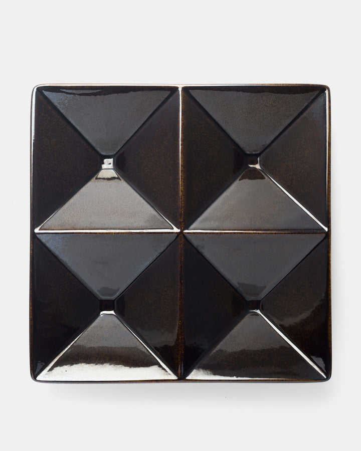 KF-1 HORS D'OEUVRE DISH(DARK BROWN)