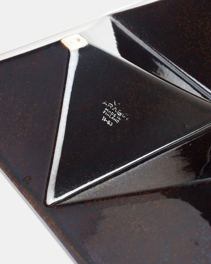 KF-1 HORS D'OEUVRE DISH(DARK BROWN)