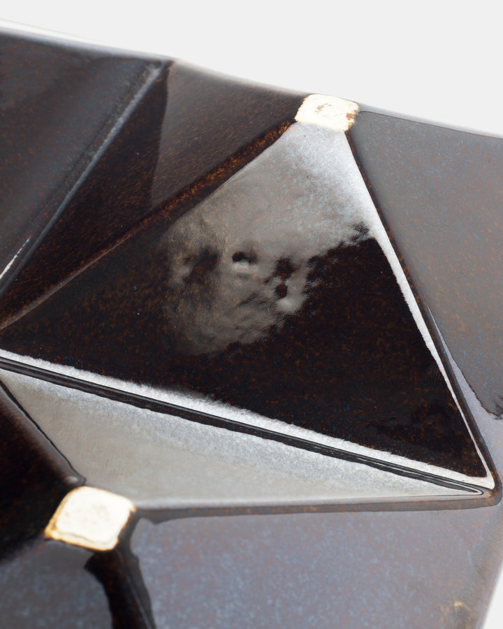 KF-1 HORS D'OEUVRE DISH(DARK BROWN)