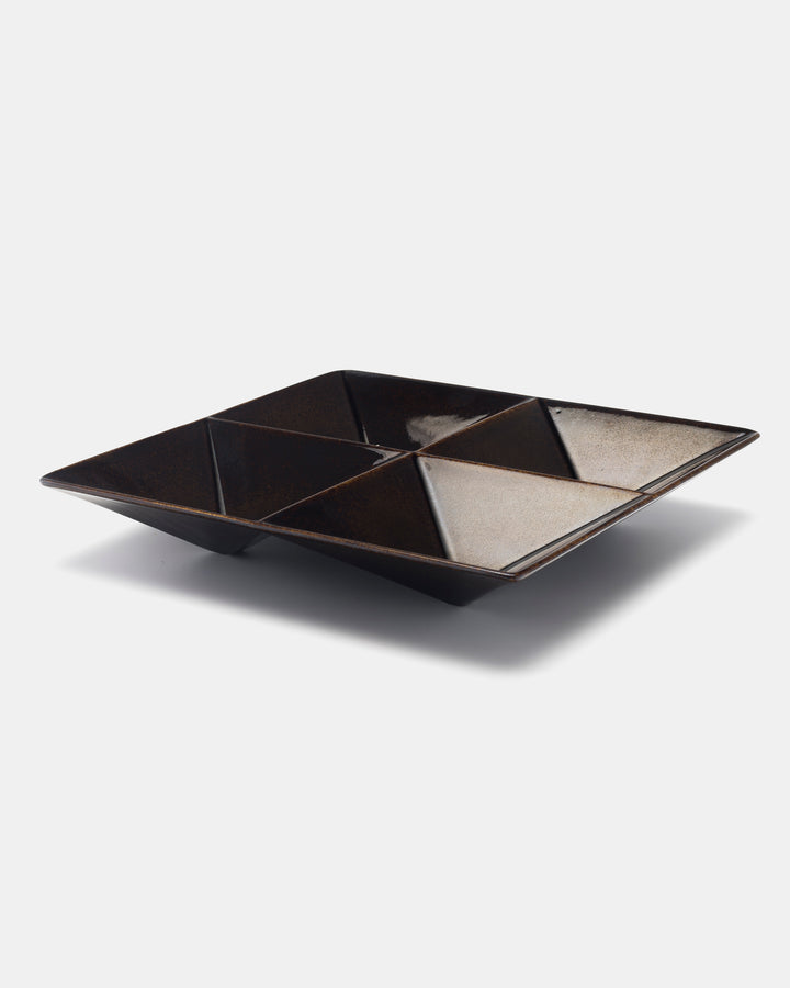 KF-1 HORS D'OEUVRE DISH(DARK BROWN)