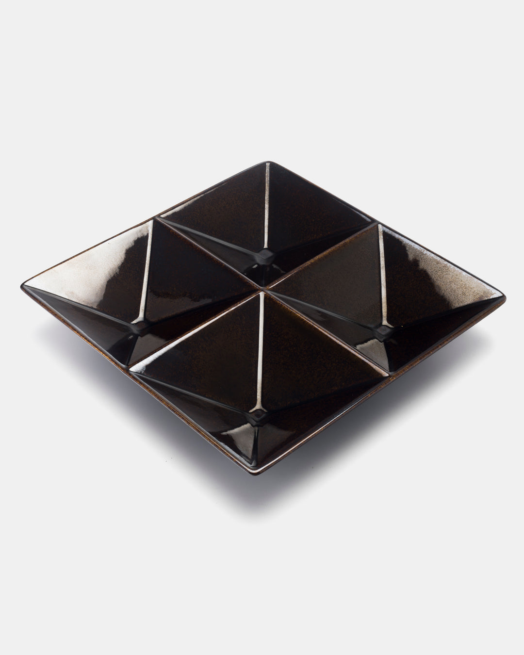 KF-1 HORS D'OEUVRE DISH(DARK BROWN)