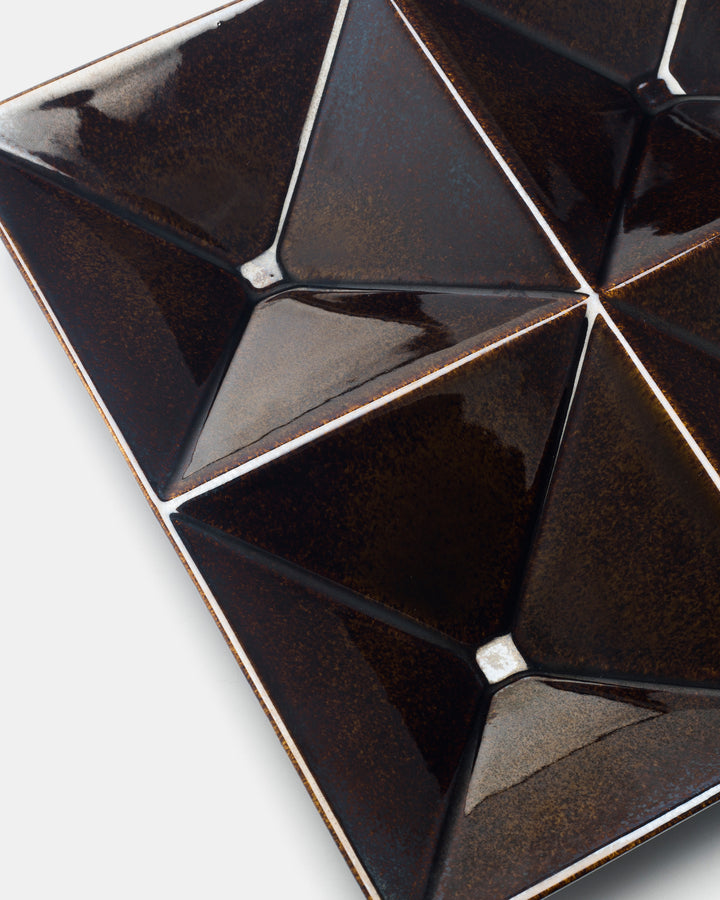 KF-1 HORS D'OEUVRE DISH(DARK BROWN)