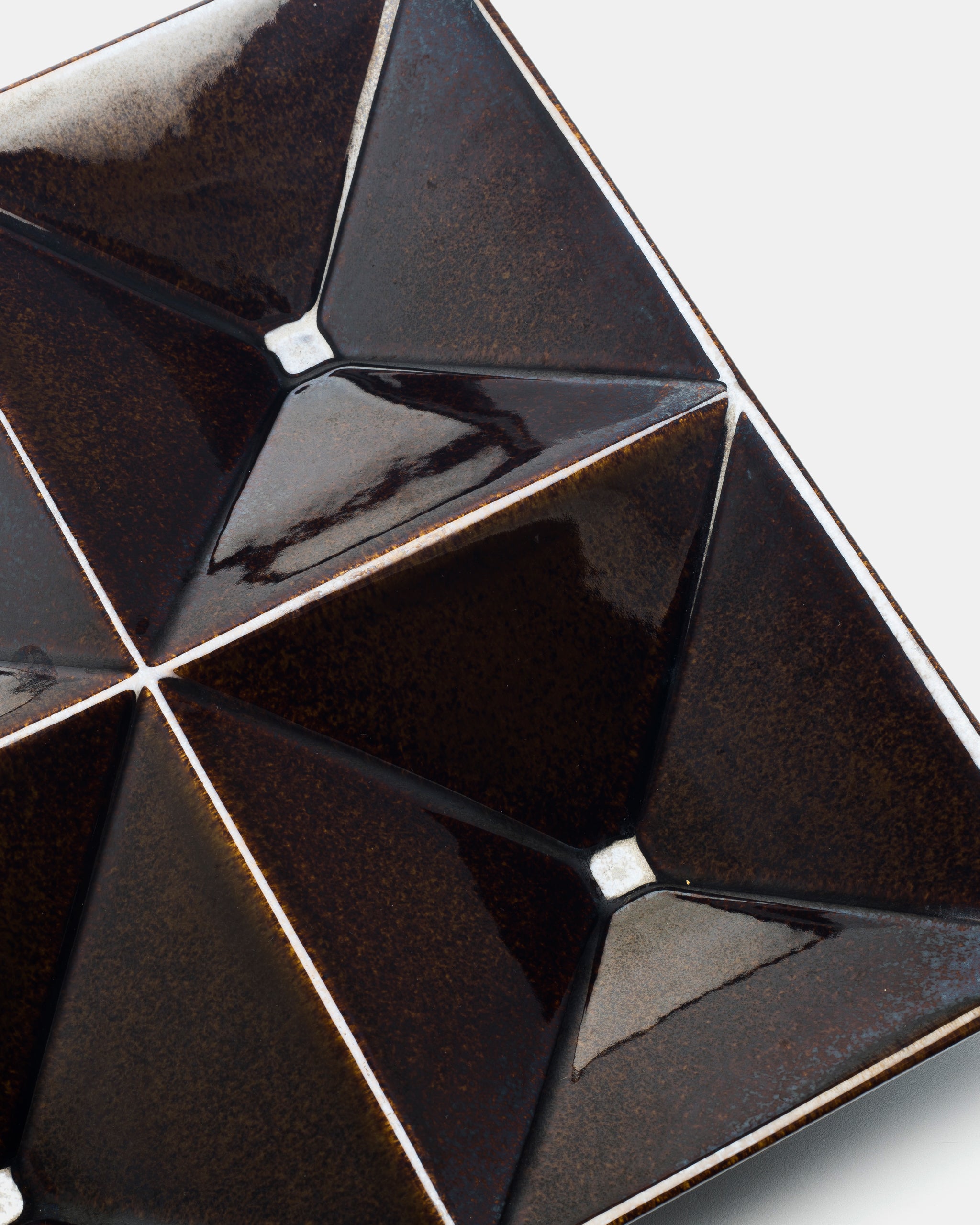 KAJ FRANCK | KF-1 HORS D'OEUVRE DISH(DARK BROWN) | ARABIA – ELEPHANT