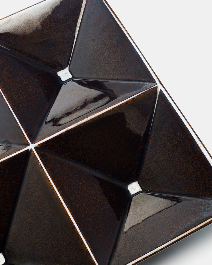 KF-1 HORS D'OEUVRE DISH(DARK BROWN)
