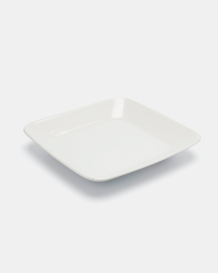SQUARE PLATE(WHITE) G 134mm