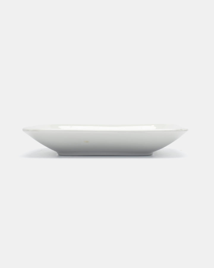 SQUARE PLATE(WHITE) G 134mm